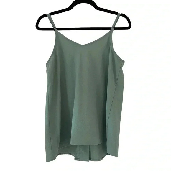 Entro Teal Button Down Cami - Picture 5 of 6